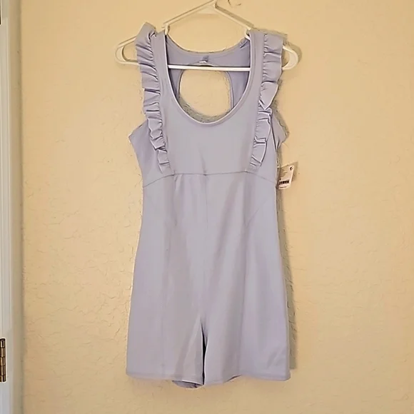 🎉HP NWT Free People Movement Ruffle Me Up One-piece Shortie - Size  L - Picture 9 of 17